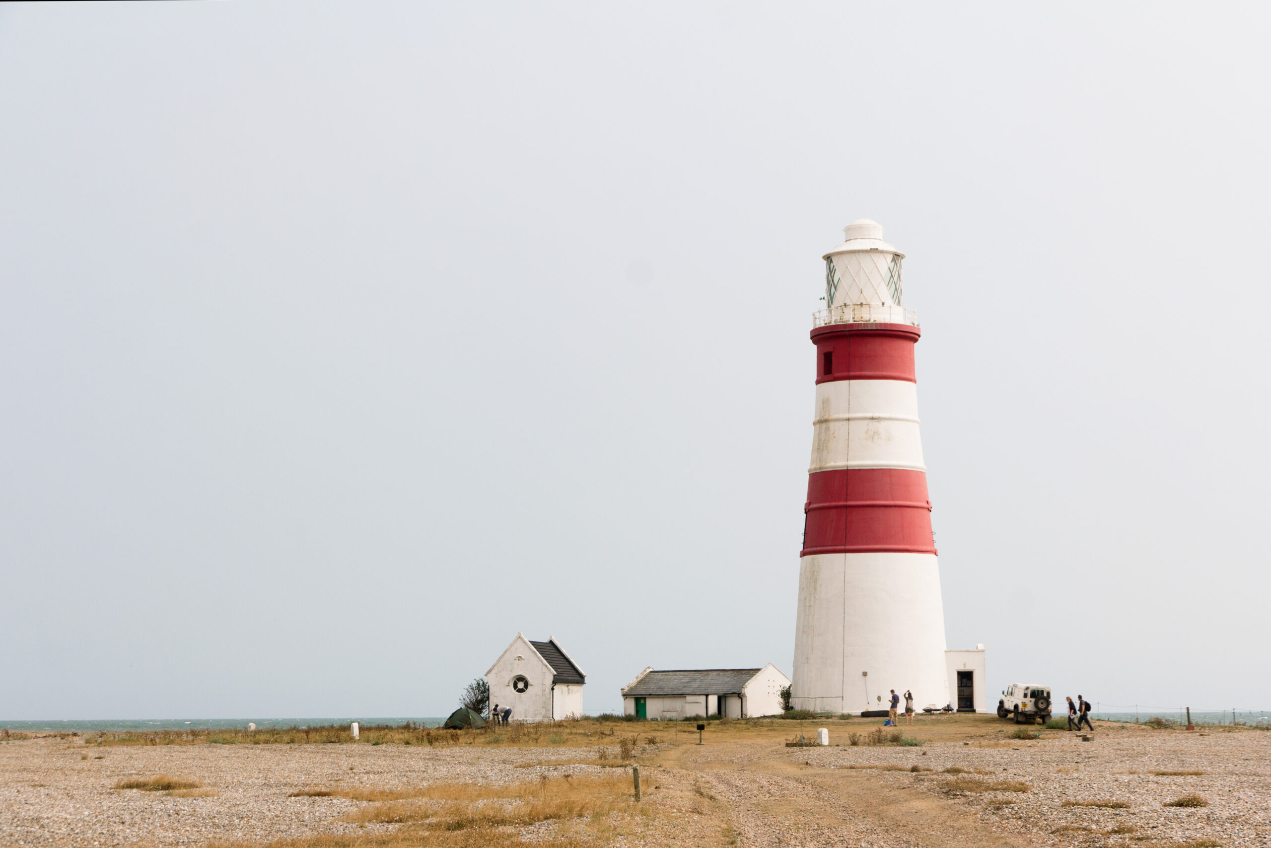 Orford Ness lighthouse, Suffolk, whose beam is central to the leading sceptical explanation of the Rendlesham lights